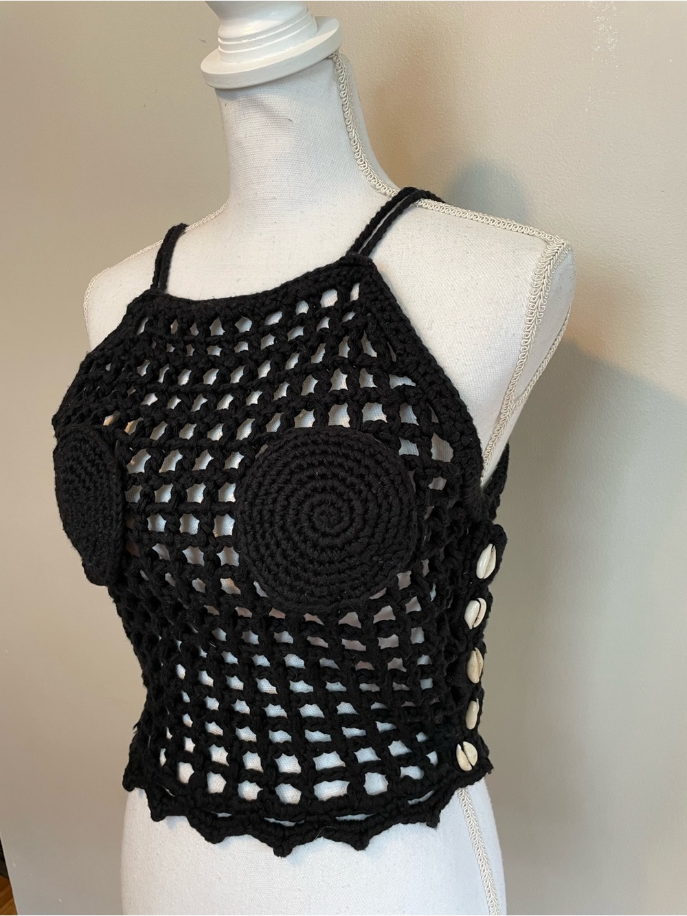 Nia Thomas Chi Chi Hand Knit Top Shells